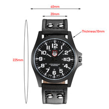 Load image into Gallery viewer, Fashion Men Watch Casual Leather Strap Quartz Watch Calendar Display Sports Watches
