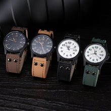 Load image into Gallery viewer, Fashion Men Watch Casual Leather Strap Quartz Watch Calendar Display Sports Watches

