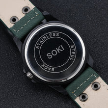 Load image into Gallery viewer, Fashion Men Watch Casual Leather Strap Quartz Watch Calendar Display Sports Watches
