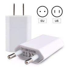 Load image into Gallery viewer, USB Charger Adapter 5V1A USB Appliance Charging Adapter US/EU Plug
