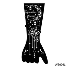 Load image into Gallery viewer, Indian Henna Rose Lace Flower Tattoo Stencil Arm Mehndi Henna Tattoo Hand Tattoo Templates Body Art Sticker Template India Flower Tattoo Stencil
