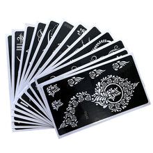 Load image into Gallery viewer, 1Sheet Tattoo Stencils Henna Templates Arm Back Chest Ankle Body Art Airbrush Paint Templates Decal DIY Flower Painting
