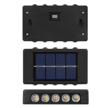 Load image into Gallery viewer, Solar Wall Lights Garden Fence Waterproof Solar Led Light Outdoor Solar Wall Stair Light Courtyard Street Landscape Garden Decor Wall Lamp
