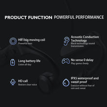 Load image into Gallery viewer, Bone Conduction Concept Bluetooth Earphone Wireless Sport Headphones Handsfree With Microphone for Xiaomi iphone Tablet Notebook
