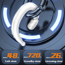Load image into Gallery viewer, M520 Adjustable Earpiece Wireless Headset Bluetooth 5.2 HD Sound Quality Hifi Stereo Bone Conduction Single Ear Earhook Earphone
