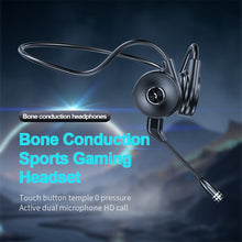 Load image into Gallery viewer, M1 Bone Conduction Bluetooth 5.0 Earphones Waterproof Wireless Headphones Sports Gaming Headsets Noise Reduction With microphone
