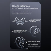Load image into Gallery viewer, M1 Bone Conduction Bluetooth 5.0 Earphones Waterproof Wireless Headphones Sports Gaming Headsets Noise Reduction With microphone
