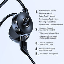 Load image into Gallery viewer, M1 Bone Conduction Bluetooth 5.0 Earphones Waterproof Wireless Headphones Sports Gaming Headsets Noise Reduction With microphone
