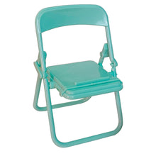 Load image into Gallery viewer, Cute Small Stool Foldable Mobile Phone Bracket Chair Multifunctional Macaron Desktop Lazy Bracket Ornament
