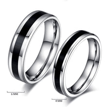 Load image into Gallery viewer, Fashion Titanium steel Ring Hand Jewelry Oil Drip Ring Simple Creative Cool Women's Men's Jewelry Gift
