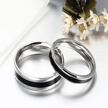 Load image into Gallery viewer, Fashion Titanium steel Ring Hand Jewelry Oil Drip Ring Simple Creative Cool Women's Men's Jewelry Gift
