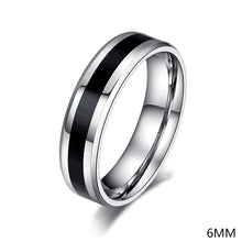 Load image into Gallery viewer, Fashion Titanium steel Ring Hand Jewelry Oil Drip Ring Simple Creative Cool Women's Men's Jewelry Gift
