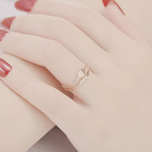 Load image into Gallery viewer, Adjustable Luxsury Love Ring Titanium Steel Wedding Engagement Band Ring Women's Men's Jewelry Gift
