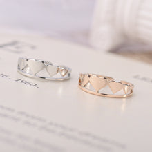 Load image into Gallery viewer, Adjustable Luxsury Love Ring Titanium Steel Wedding Engagement Band Ring Women's Men's Jewelry Gift
