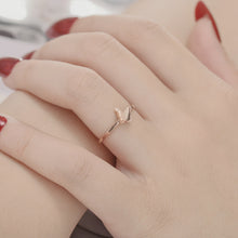 Load image into Gallery viewer, Adjustable Luxsury 3D Butterfly Ring Titanium Steel Wedding Engagement Band Ring Women's Men's Jewelry Gift
