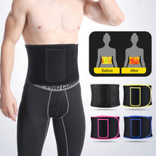 Load image into Gallery viewer, Adjustable Waist Back Support Waist Trainer Sweat Band Wrap Fat Tummy Stomach Sauna Sweat Belt Sport Safe Accessories

