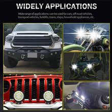 Load image into Gallery viewer, 9-36V LED Work Light 99W Off-Road Car Headlight For Truck Offroad Fog Lamp Night Driving Lights SUV ATV Vehicle
