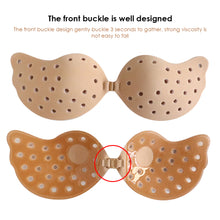 Load image into Gallery viewer, Silicone Push Up Bra Self Adhesive Strapless Invisible Bra Adhesive Breast Pasty Nu Bra Chest Paste Invisible Bra Nipple Pads
