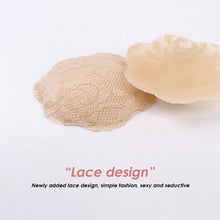 Load image into Gallery viewer, Women Solid Silicone Milk Paste Lace Invisible Chest Paste Seamless Chest Paste Underwear Accessories Bra
