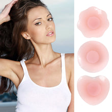 Load image into Gallery viewer, Women Solid Silicone Milk Paste Anti-glare Invisible Chest Paste Seamless Chest Paste Underwear Accessories Bra
