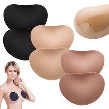 Load image into Gallery viewer, Women Invisible Bra Chest Pad Swimsuit Bikini Small Bust Thicker Breathable Sponge Push Up Bra Pad Invisible Paste Pad
