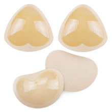 Load image into Gallery viewer, Women Invisible Bra Chest Pad Swimsuit Bikini Small Bust Thicker Breathable Sponge Push Up Bra Pad Invisible Paste Pad
