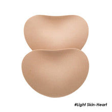 Load image into Gallery viewer, Women Invisible Bra Chest Pad Swimsuit Bikini Small Bust Thicker Breathable Sponge Push Up Bra Pad Invisible Paste Pad
