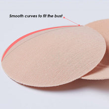 Load image into Gallery viewer, Women Invisible Bra Chest Pad Swimsuit Bikini Small Bust Thicker Breathable Sponge Push Up Bra Pad Invisible Paste Pad
