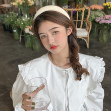 Load image into Gallery viewer, Fashion Korean Style Hair Hoop 3cm Wide Cloth DIY Solid Color Hairband Non-slip Temperament Simple Headband Hair Accessories

