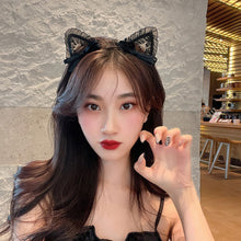 Load image into Gallery viewer, Cat Ears Headband Party Cosplay Hair Hoops Hair Accessories Bells Cute Sexy Hairband Women Ornament Head Band Lady Fashion Hair Accessories
