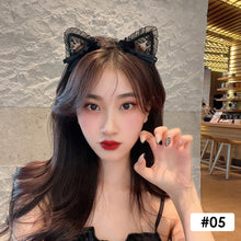 Load image into Gallery viewer, Cat Ears Headband Party Cosplay Hair Hoops Hair Accessories Bells Cute Sexy Hairband Women Ornament Head Band Lady Fashion Hair Accessories
