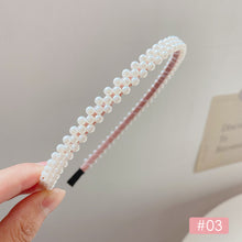 Load image into Gallery viewer, Women Elegant Full Pearls Simple Hairbands Sweet Headband Hair Hoops Holder Ornament Head Band Lady Fashion Hair Accessories
