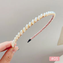 Load image into Gallery viewer, Women Elegant Full Pearls Simple Hairbands Sweet Headband Hair Hoops Holder Ornament Head Band Lady Fashion Hair Accessories
