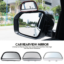 Load image into Gallery viewer, Universal Car Rearview Mirror View Auxiliary Blind Spot Mirror Wide Angle Side Rear Mirrors Accessories
