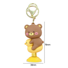 Load image into Gallery viewer, Cute Car Panel Dashboard Decoration Animal Shaking Head Spring Toys PVC Car Ornament Doll Auto Interior Accessories Gift
