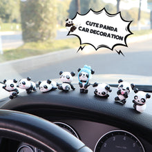 Load image into Gallery viewer, 8Pcs Cute Panda Car Decoration Dashboard Toy Auto Car DIY Cartoon Interior Supplies Decoration Accessories
