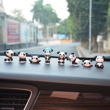 Load image into Gallery viewer, 8Pcs Cute Panda Car Decoration Dashboard Toy Auto Car DIY Cartoon Interior Supplies Decoration Accessories
