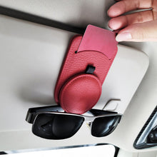 Load image into Gallery viewer, Universal for Car interior parts Card Ticket Fastener Leather Visor Clips for Glasses Sunglasses Holder Clip
