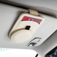 Load image into Gallery viewer, Universal for Car interior parts Card Ticket Fastener Leather Visor Clips for Glasses Sunglasses Holder Clip
