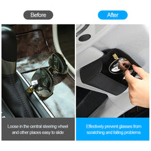 Load image into Gallery viewer, Car PU Leather Visor Sunglasses Case Clip Hanger Holder Fastener Sunglasses Holder Storage Box Eyeglasses Interior
