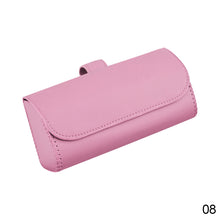 Load image into Gallery viewer, Car PU Leather Visor Sunglasses Case Clip Hanger Holder Fastener Sunglasses Holder Storage Box Eyeglasses Interior
