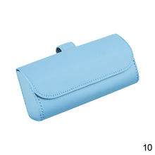 Load image into Gallery viewer, Car PU Leather Visor Sunglasses Case Clip Hanger Holder Fastener Sunglasses Holder Storage Box Eyeglasses Interior
