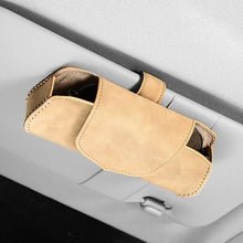Load image into Gallery viewer, Car Visor Sunglasses Case Suede Eyeglasses Clip Organizer Eyeglasses Holder Storage Organizer
