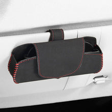 Load image into Gallery viewer, Car Visor Sunglasses Case Suede Eyeglasses Clip Organizer Eyeglasses Holder Storage Organizer
