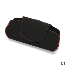 Load image into Gallery viewer, Car Visor Sunglasses Case Suede Eyeglasses Clip Organizer Eyeglasses Holder Storage Organizer
