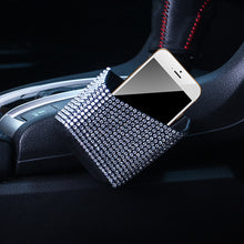 Load image into Gallery viewer, Car Storage Bag Hanging Glasses Luxury Crystal Phone Holder Storage Organizer Decor Bling Car Accessories Interior
