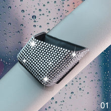 Load image into Gallery viewer, Car Storage Bag Hanging Glasses Luxury Crystal Phone Holder Storage Organizer Decor Bling Car Accessories Interior
