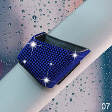Load image into Gallery viewer, Car Storage Bag Hanging Glasses Luxury Crystal Phone Holder Storage Organizer Decor Bling Car Accessories Interior
