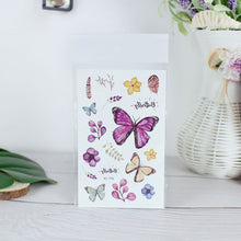Load image into Gallery viewer, Children Waterproof Tattoo Stickers Cartoon 3D Colorful Butterfly Tattoo Stickers Body Art Tattoo Stickers for Kids
