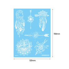 Load image into Gallery viewer, Waterproof White Tattoo Stickers Small Fresh Flower Tattoo Stickers Collarbone Arm Leg Chest Body Art Tattoo for Women
